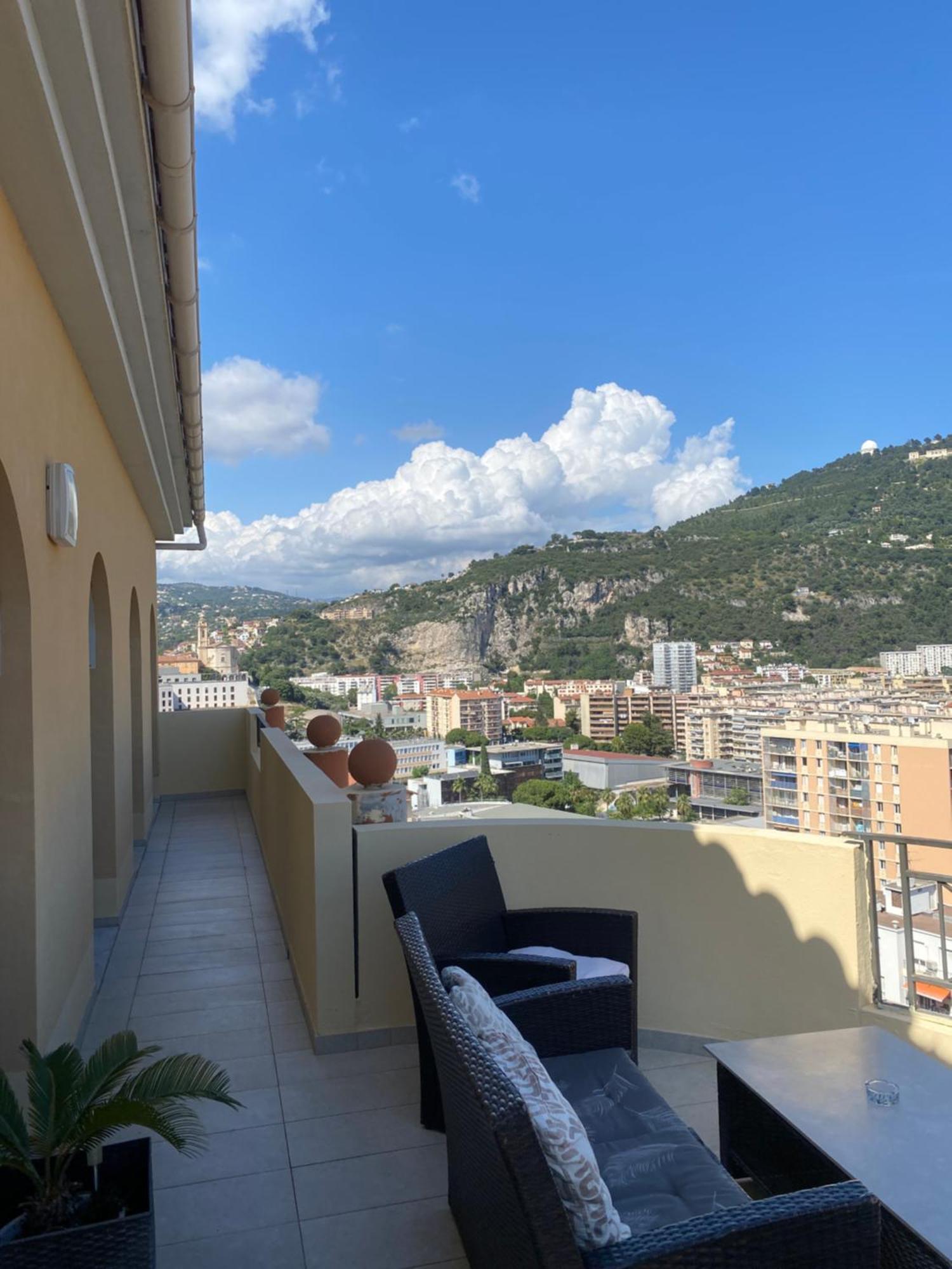 Appartement-Nice 01 Vue Mer - Panoramique Wifi-Parking Exterior foto