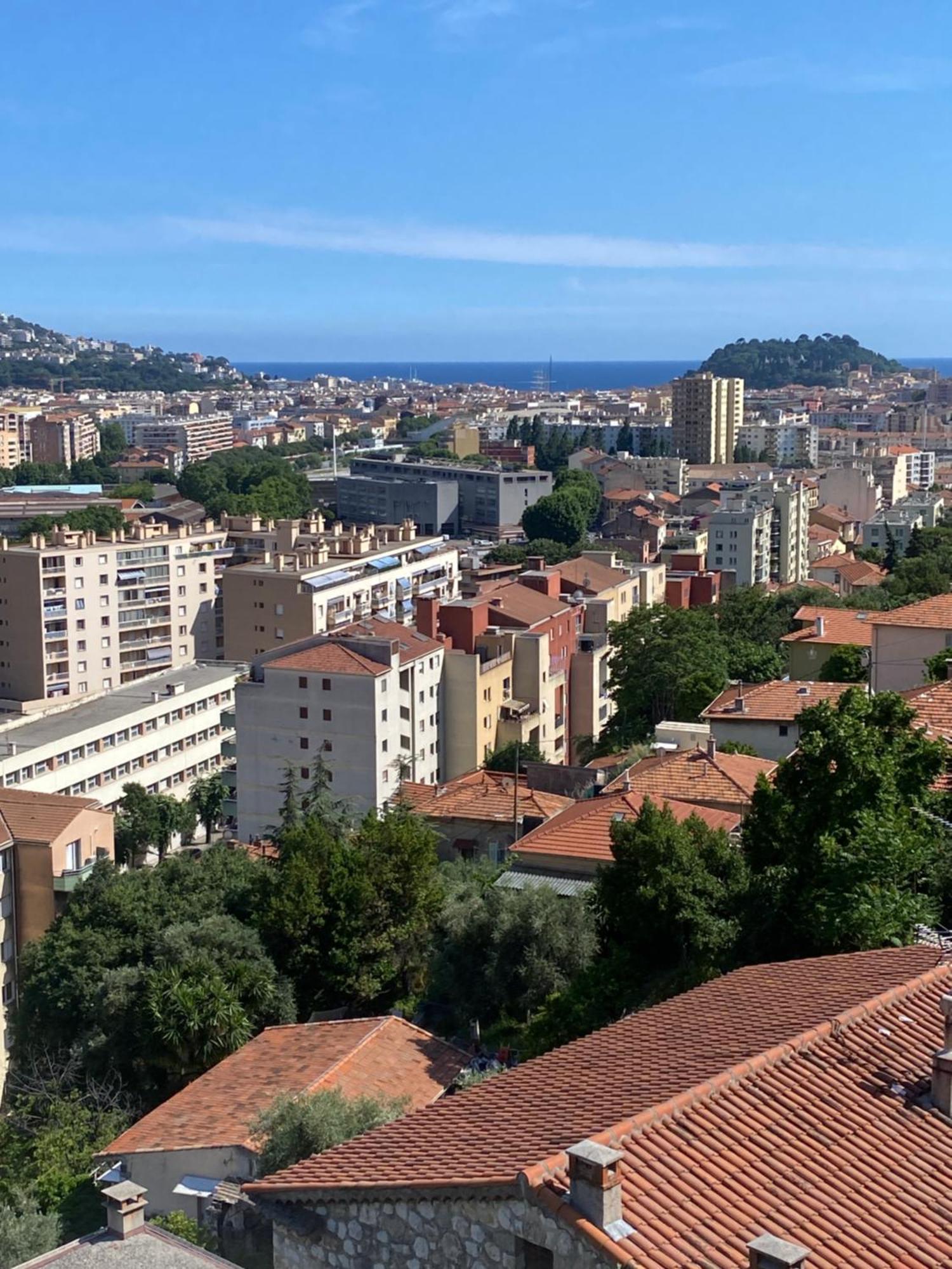 Appartement-Nice 01 Vue Mer - Panoramique Wifi-Parking Exterior foto